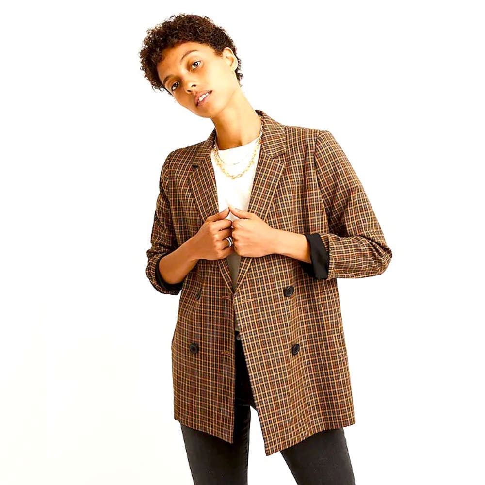 Madewell Caldwell Double Breasted Blazer